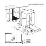 AEG FSB5360CZ Πλήρως Εντοιχιζόμενο Πλυντήριο Πιάτων