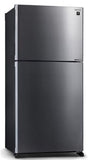 Sharp SJ-YG740M-SL Δίπορτο Ψυγείο 187x86,5 cm