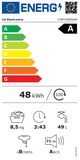 LG F2WV308S6AB Πλυντήριο Ρούχων 8, kg