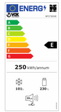 VOX NF3730ΙΧE Ψυγειοκαταψύκτης 186x60 cm - www.constantinouelectronics.com