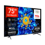 TCL QD Mini-LED 75P8LΤηλεόραση 75'', 4K Google TV