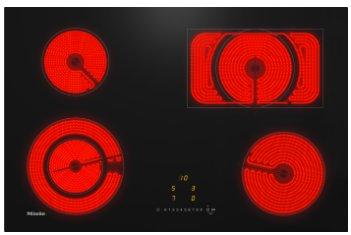 Miele KM6523FL Κεραμική Εστία 75 cm