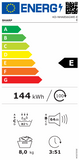 Sharp KD‑NHA8S6GWE Στεγνωτήριο Ρούχων 8 kg