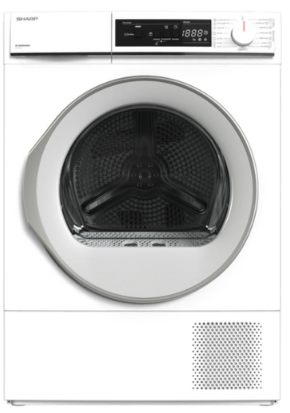 Sharp KD‑NHA8S6GWE Στεγνωτήριο Ρούχων 8 kg