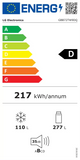 LG GBB72TW9DQ Ψυγειοκαταψύκτης 203 x 60 cm