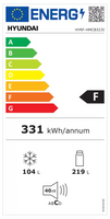 Hyundai HYRF-HMCB323I Ψυγειοκαταψύκτης 184x60 cm