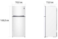 LG GTB583SHHZD Δίπορτο Ψυγείο  168x70cm, 410 L, A++ - www.cchelectro.com