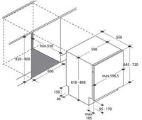 Candy CDIN 2D360PBR Πλήρως Εντοιχιζόμενο Πλυντήριο Πιάτων 13 Σερβίτσια