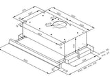 Amica OTS6235I Συρταρωτός Απορροφητήρας - www.cchelectro.com