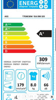 AEG T7DBE38W Στεγνωτήριο Ρούχων Α+