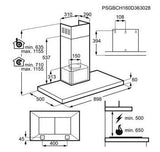 AEG DBB5960HM Απορροφητήρας Τζάκι 90cm - www.cchelectro.com