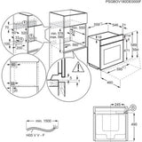 AEG BPS351160M Εντοιχιζόμενος Φούρνος Με Πυρόλυση