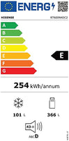 Hisense RT600N4DC2 Δίπορτο Ψυγείο 467 L, 185 x 70 cm