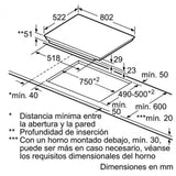 Balay 3EB985LT Εντοιχιζόμενη Επαγωγική Εστία 80cm - www.cchelectro.com