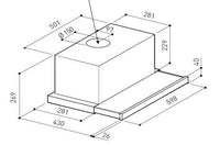 ELIT AIR Slim 4 Plus Συρταρωτός Απορροφητήρας 722 m³/h - www.cchelectro.com