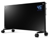 Parma NDFL1202E-4E Θερμοπομπός Μαύρο Γυάλινο Panel