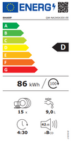 Sharp QW-NA24S42DI Ημιεντοιχιζόμενο Πλυντήριο Πιάτων
