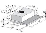 ELIT AIR S4 MGX Συρταρωτός Απορροφητήρας  336 m³/h - www.cchelectro.com