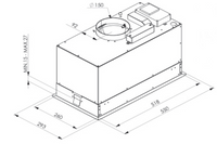 ELIT AIR GH30 55 IX Εντοιχιζόμενος Απορροφητήρας