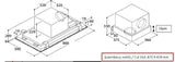 FIM 6294 09050 EXLM  Απορροφητήρας Οροφής 90 x 50cm, 800 m³/h - www.cchelectro.com