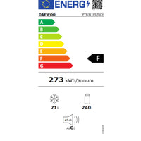 Daewoo FTM311FST0CY  Δίπορτο Ψυγείο 172 x60 cm, 311L