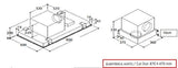 FIM 66209050EXLM Απορροφητήρας Οροφής 90x50 cm, 1000 m³/h - www.cchelectro.com
