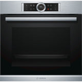 Bosch HBG632BS1 Εντοιχιζόμενος Φούρνος  71L, Δώρο Διπλός Τηλεσκοπικός Μηχανισμός - www.cchelectro.com