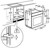 AEG  BCE742320M Εντοιχιζόμενος Φούρνος  71 L - www.cchelectro.com