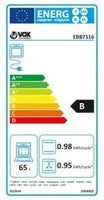 VOX EBB 7116 Εντοιχιζόμενος Φούρνος 65 L - www.cchelectro.com