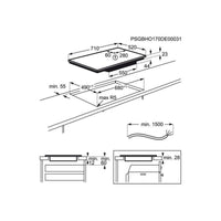 AEG IKE74451FB Εντοιχιζόμενη Επαγωγική Εστία 70cm - www.cchelectro.com